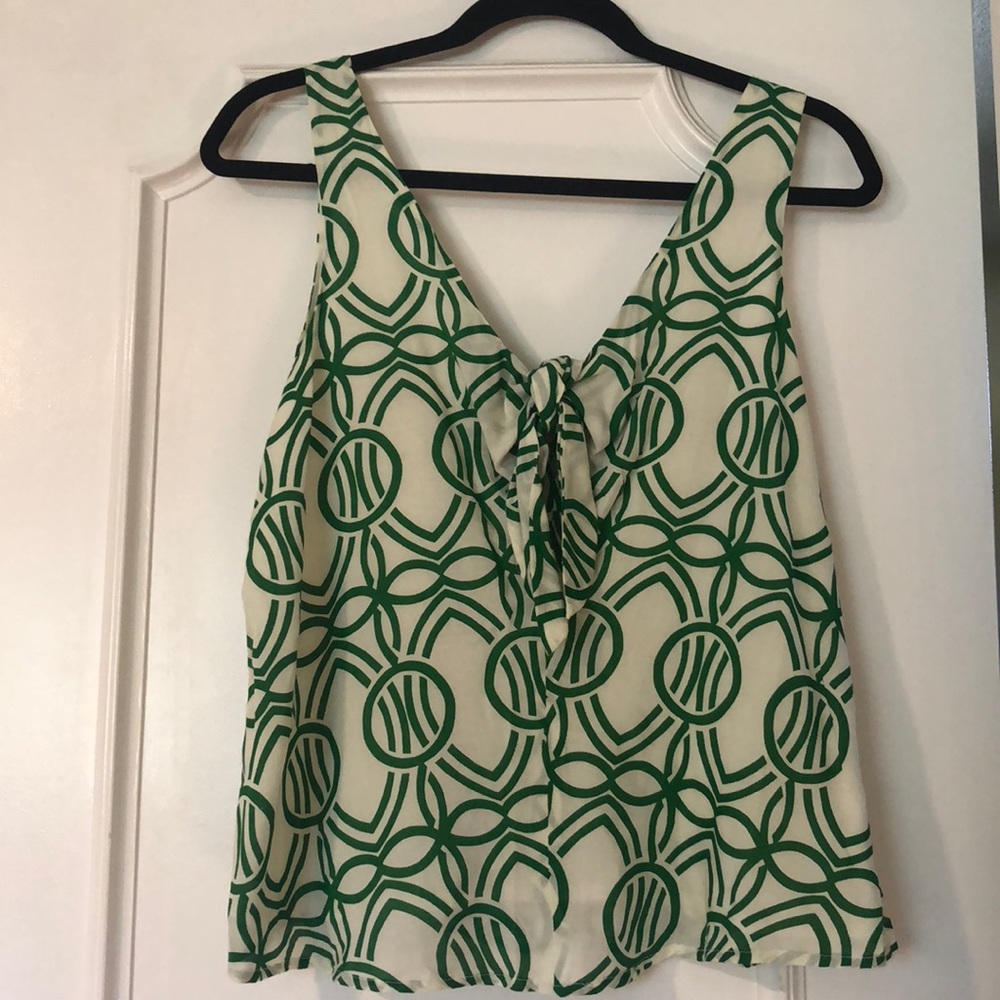 Anthropologie tie front tank